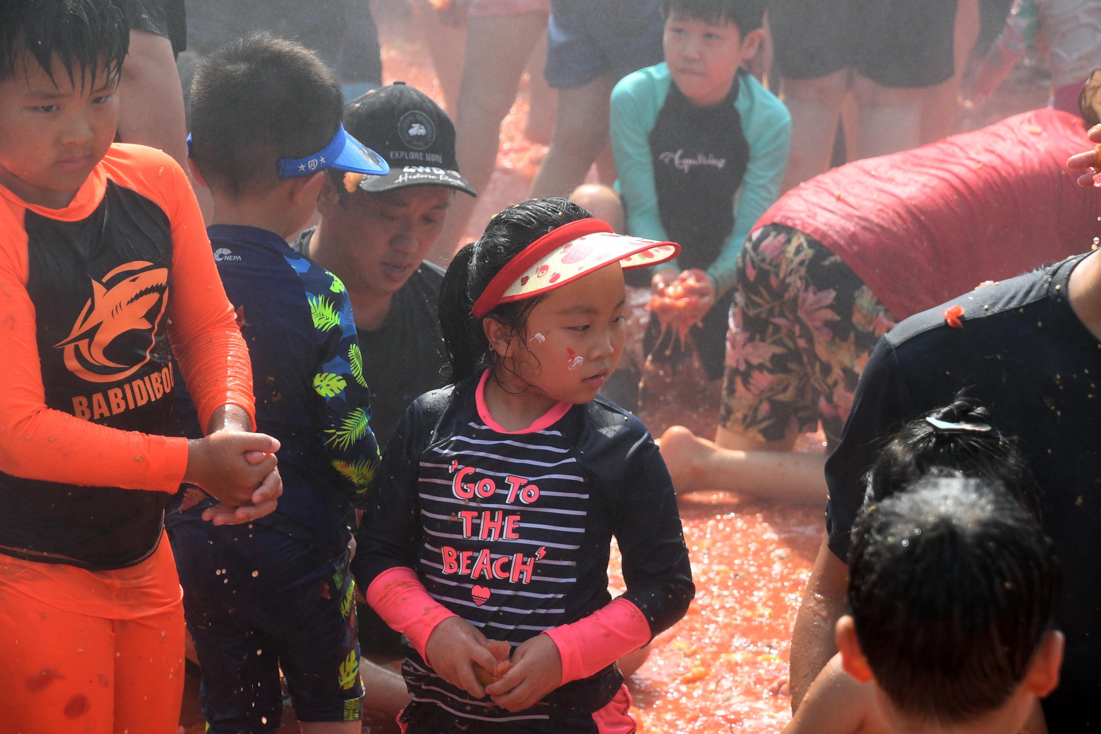 2018 화천토마토축제 황금반지를 찾아라 의 사진