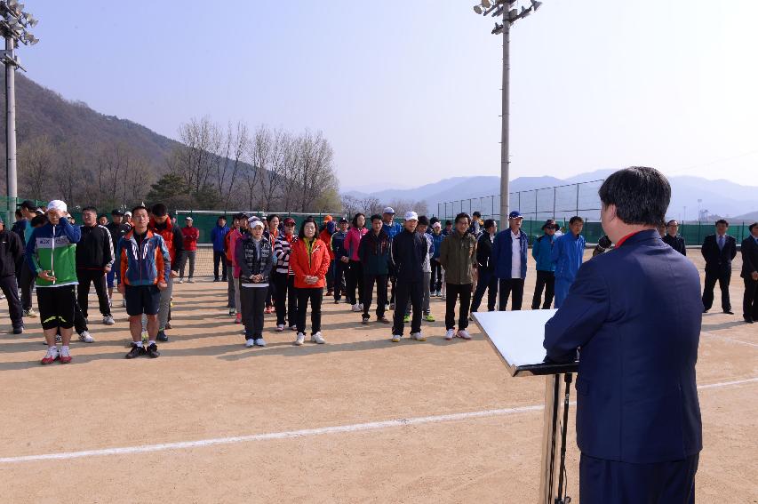 2015 화천군 체육회장기 테니스대회 의 사진