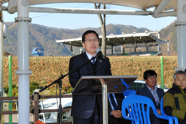 2015 화천군수기 민군관 축구대회 개회식 의 사진