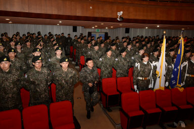 2016 육군 제7보병사단 신병수료식 의 사진