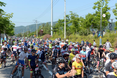 2016 DMZ랠리 전국평화 자전거대회 개회식 의 사진