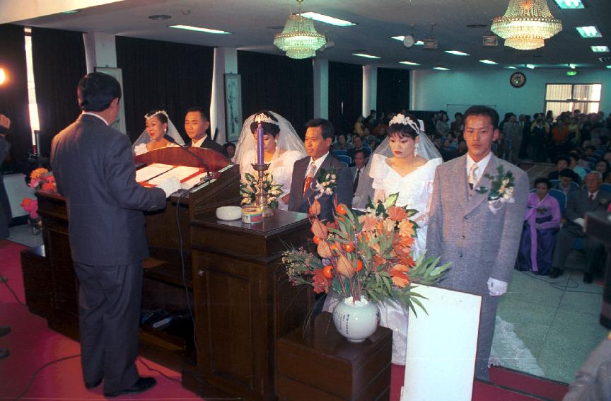 결혼식 의 사진