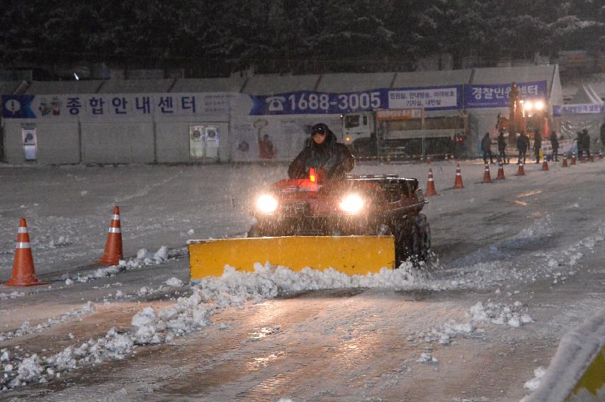 2017 화천산천어축제 산천어 밤낚시 전경 의 사진