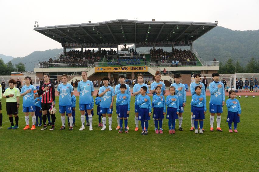 2017 WK-리그 화천KSPO vs 인천현대제철 의 사진
