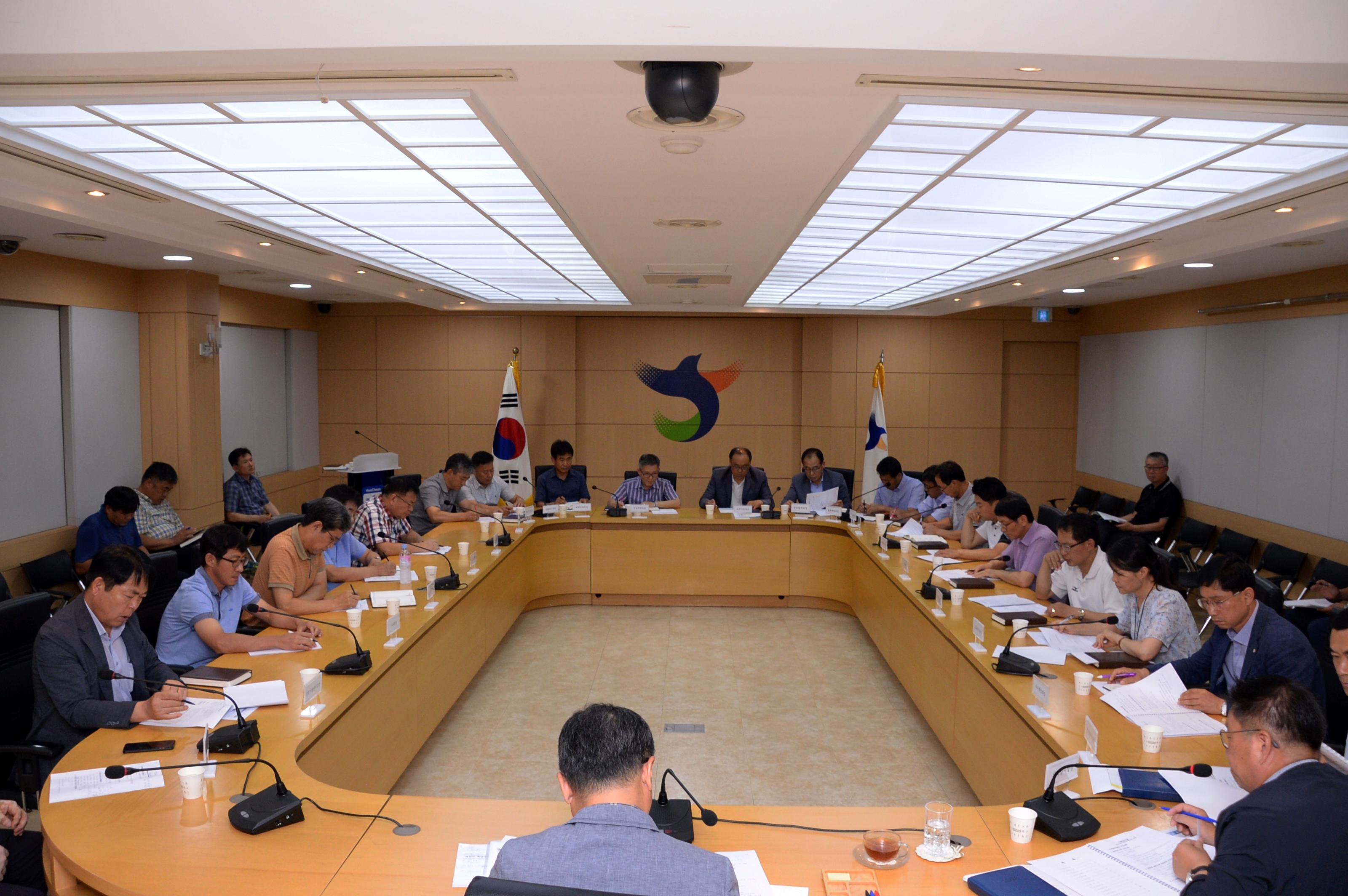 2018 화천군 주요업무 보고회 의 사진