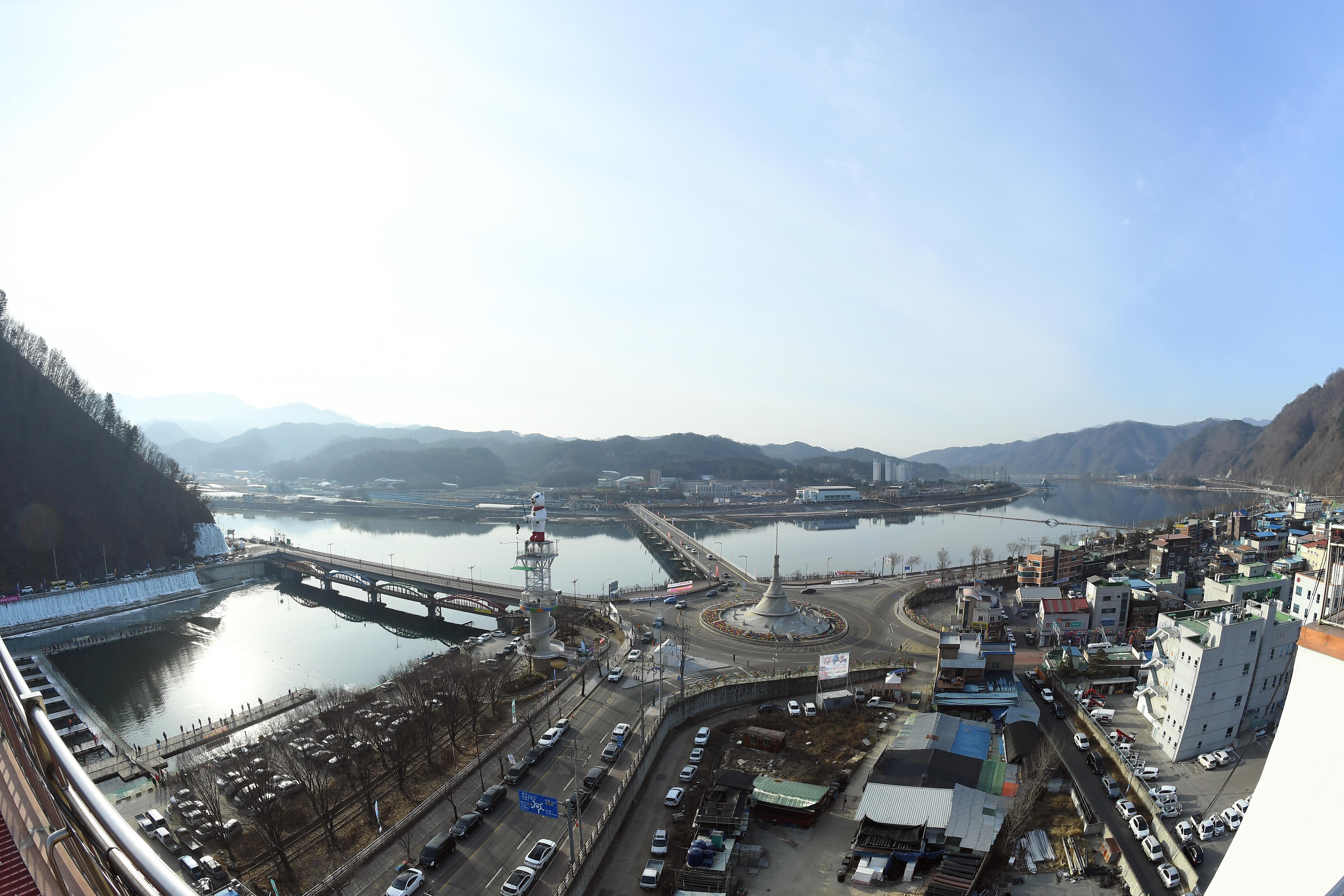 2019 화천산천어축제장 전경 사진