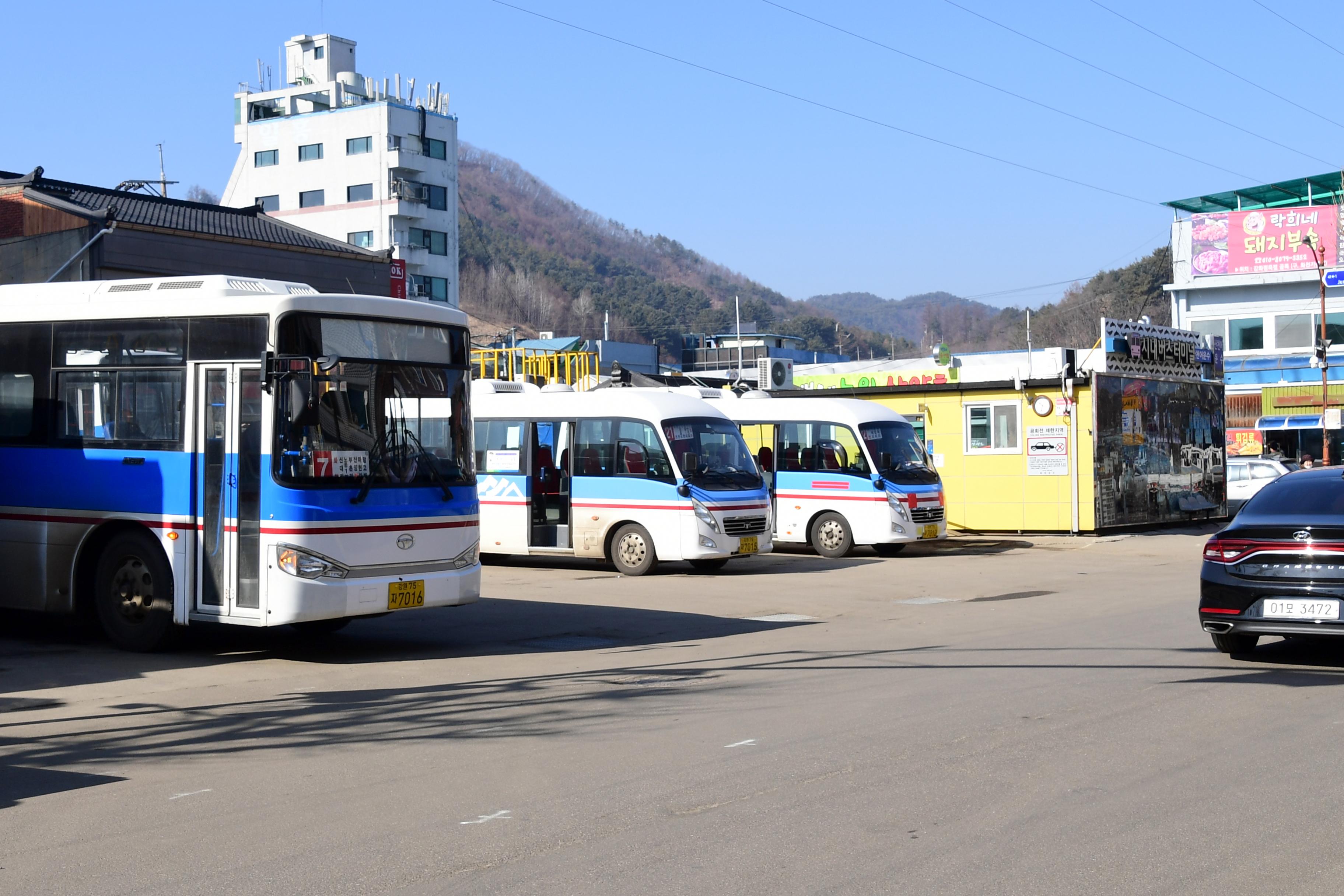 2019 화천시내버스장 전경 의 사진