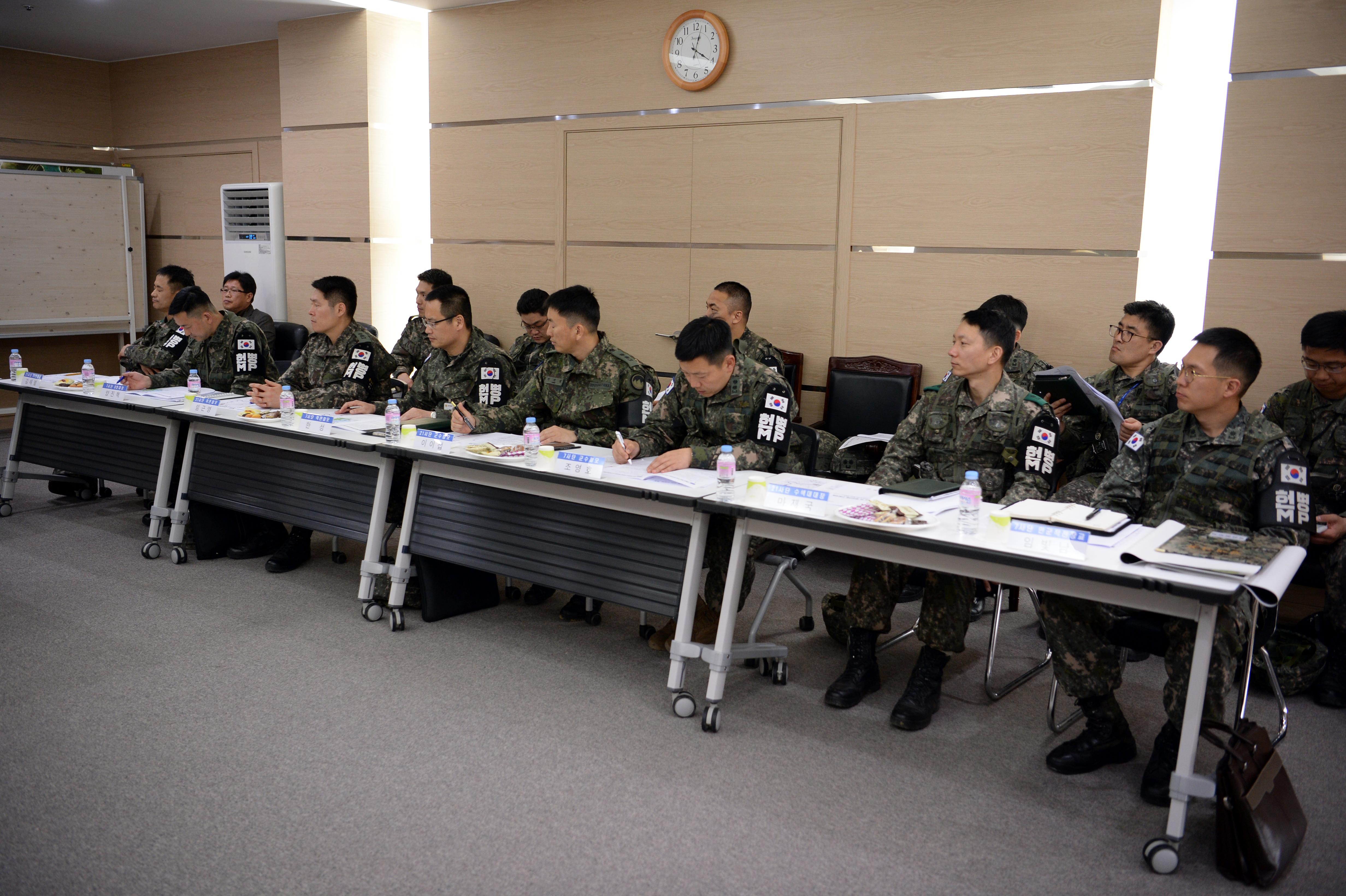 2019 민통선 북상 관련 군부대 간담회 의 사진