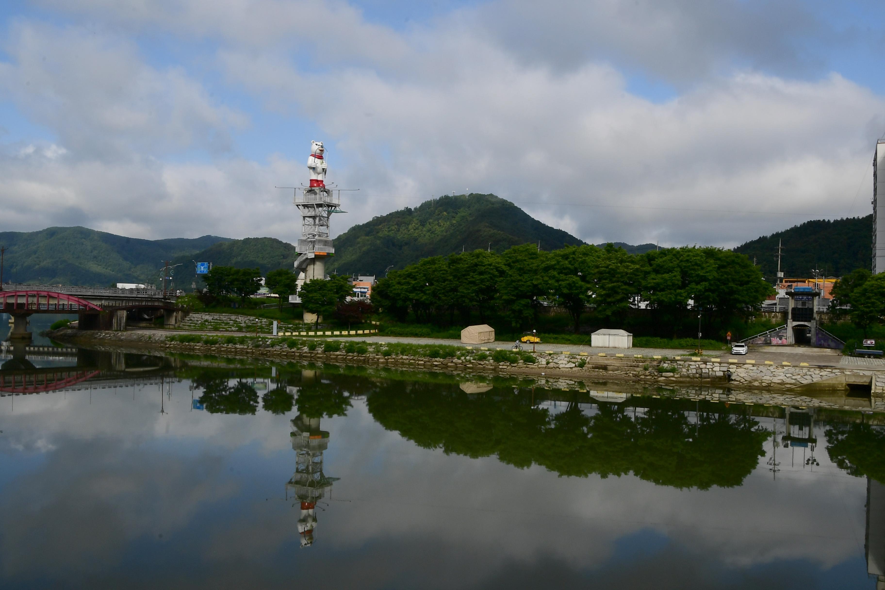 2021 화천천 북한강 전경 의 사진