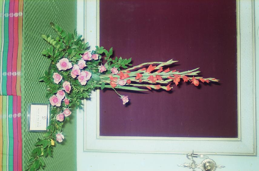 숙진회 꽃작품 전시회 의 사진
