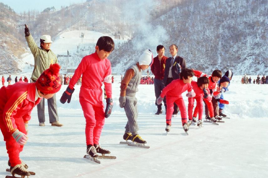 교육장기 빙상대회 의 사진