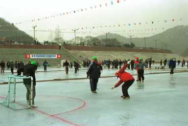 체육회장기 얼음축구 의 사진