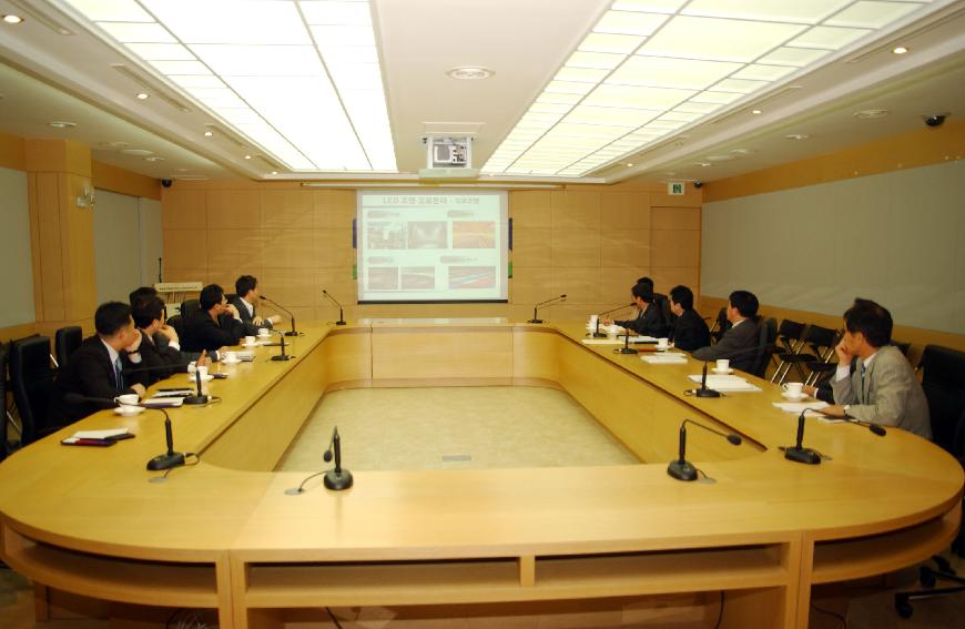 삼성전기 LED사업 보고회 의 사진