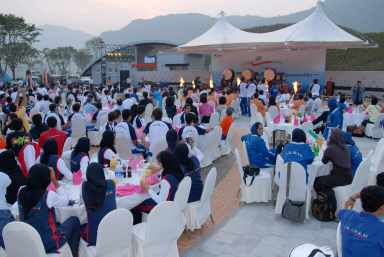 제12회 아시아카누대회 환영행사 의 사진