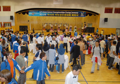 제12회 아시아카누대회 폐회식 사진