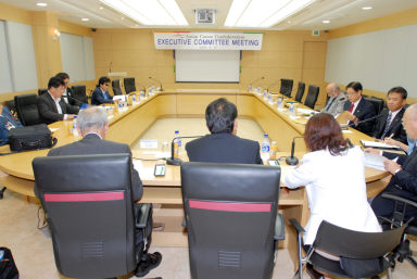 아시아카누연맹 총회 및 회의 사진