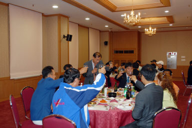 아시아카누연맹 관계자 만찬행사 의 사진