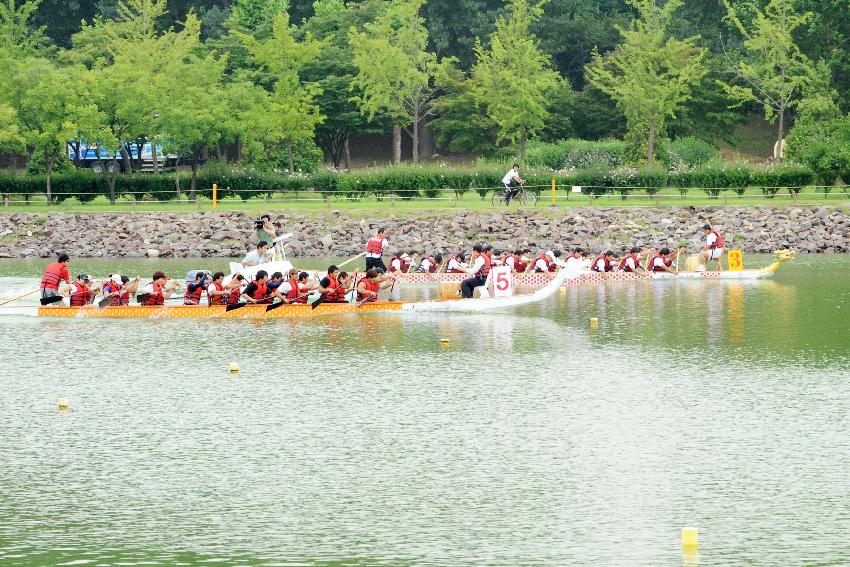 제2회 국민체육진흥공단이사장배 전국카누대회 용선시범경기 의 사진