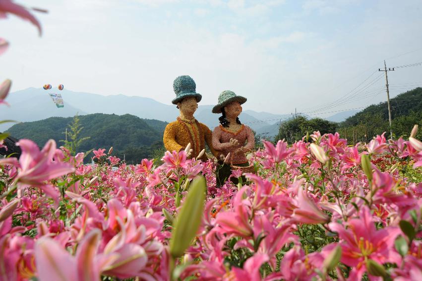 제1회 화악산 꽃마을 일탈마당 개회식 사진