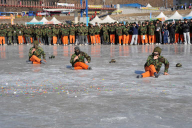 2009산천어축제 군부대의날(승리부대) 행사 의 사진