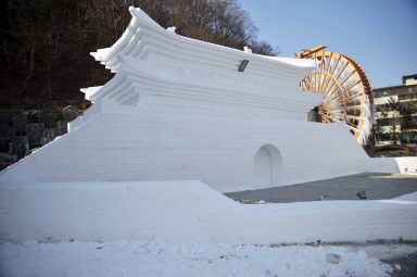 2009산천어축제 세계겨울도시광장 사진