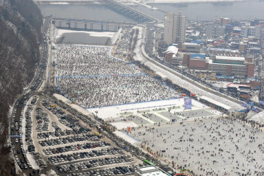2009산천어축제 전경 및 산천어낚시 의 사진