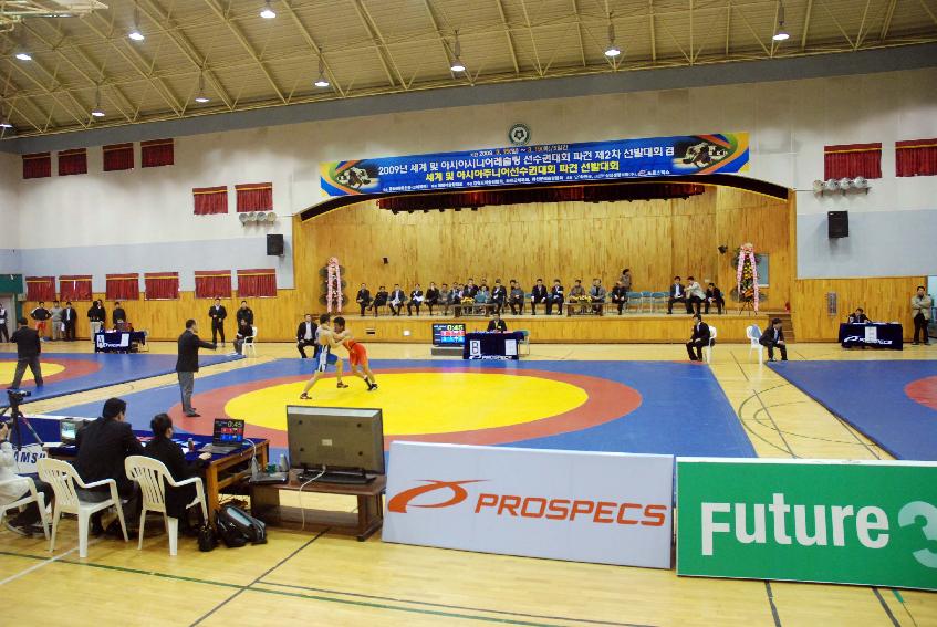 2009 세계 및 아시아레슬링선수권대회 파견 선발대회 의 사진