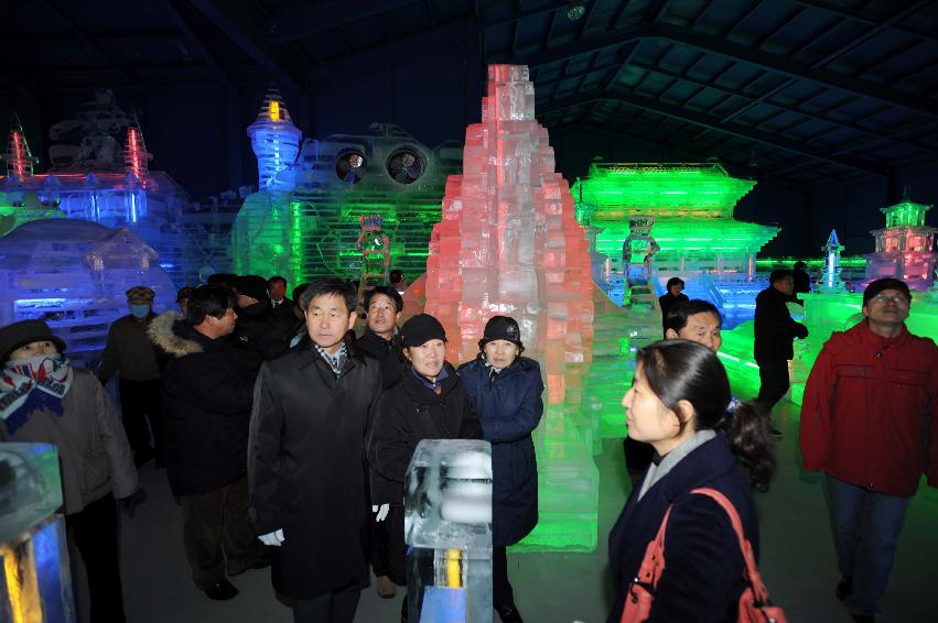 2010 아시아 빙등광장 개관식 의 사진