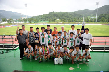 2011 화천평화페스티벌 전국유소년 축구대회 시상식 의 사진