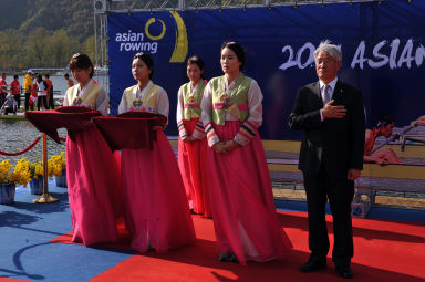 2011 아시아조정선수권대회 시상식 의 사진