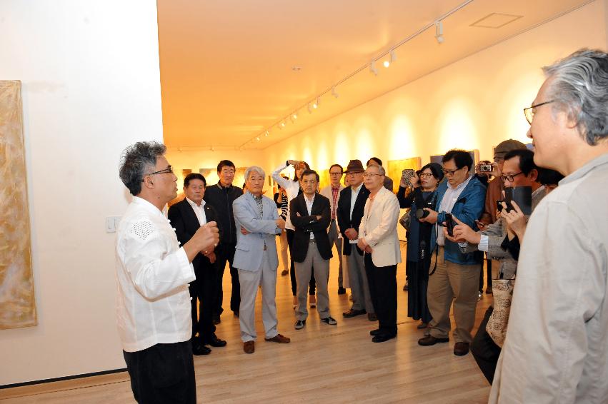 2012년 산당 임지호 미술전시 오프닝 행사 의 사진