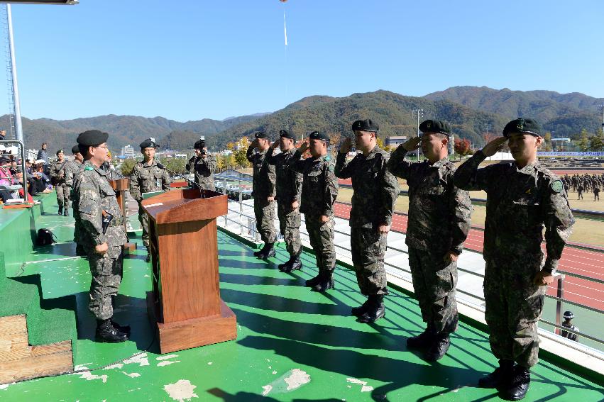 2012년 제7보병사단 평양 최선두 입성 기념식,신병 수료식 의 사진