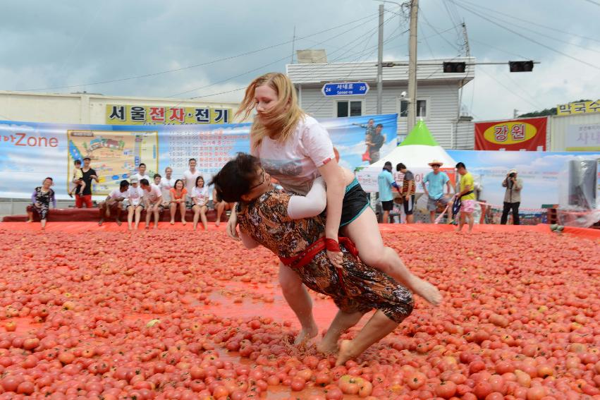 2013년 토마토축제 의 사진