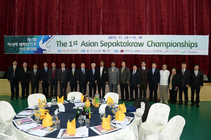 2013 제1회 아시아 세팍크로 선수권대회 개회식 의 사진