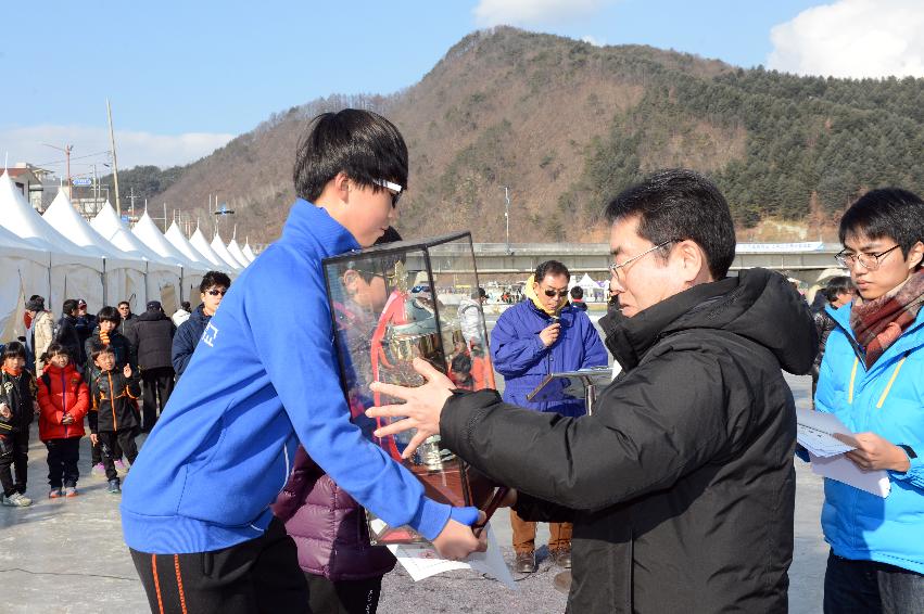 2014 제46회 백곰기 전국초등학교 빙상대회 시상식 사진