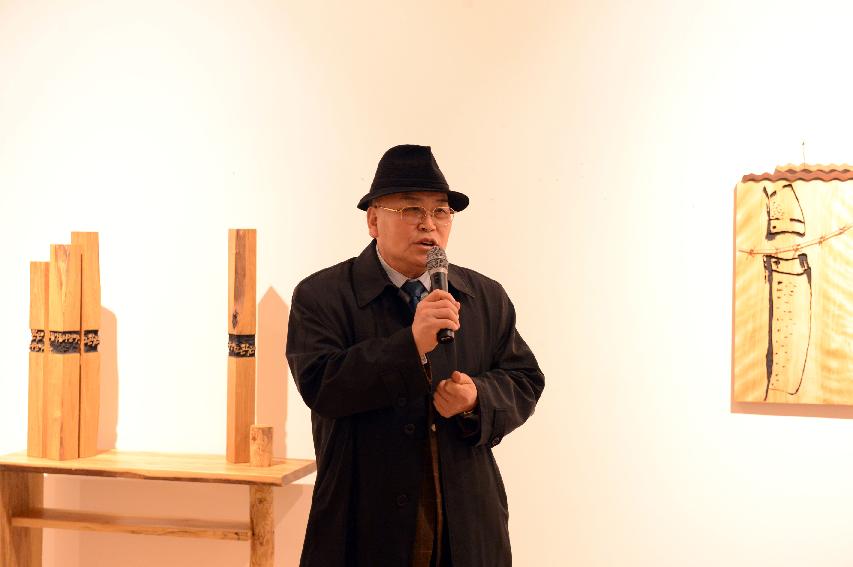 2014 화천갤러리 3인전 전시회 개막식 의 사진