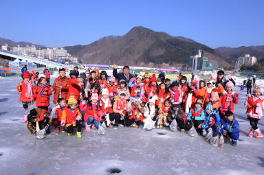 2015 화천산천어축제장 중국 사천성 어린이 체험단 방문  사진